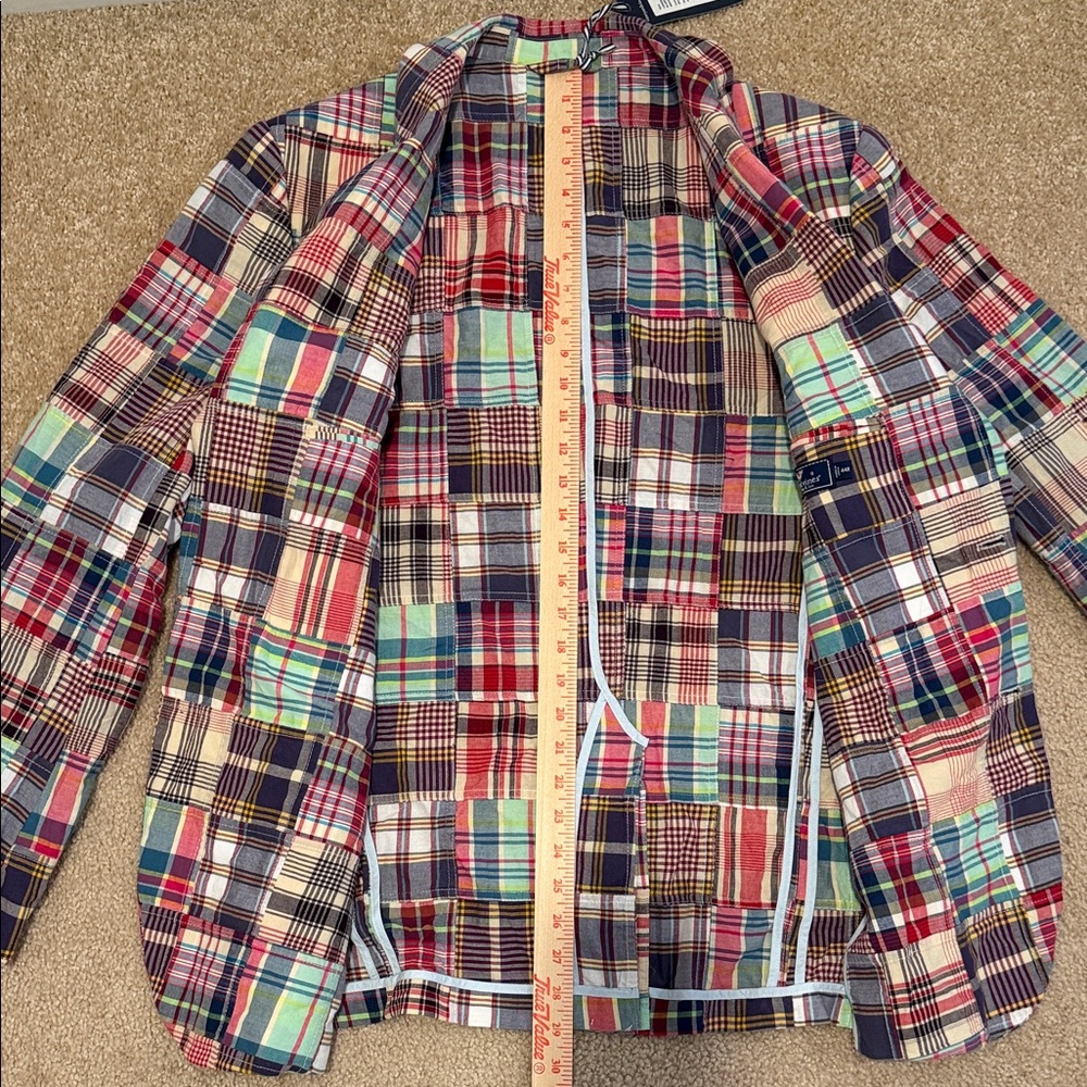 Vineyard Vines Madras Patchwork Blazer 44R NWT Kentucky Derby Preppy Sport Coat - Picture 14 of 16